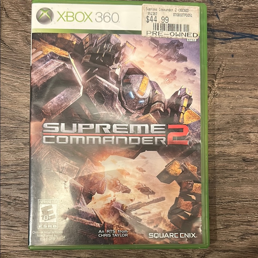 Supreme Commander 2 for Xbox 360 - Green Case